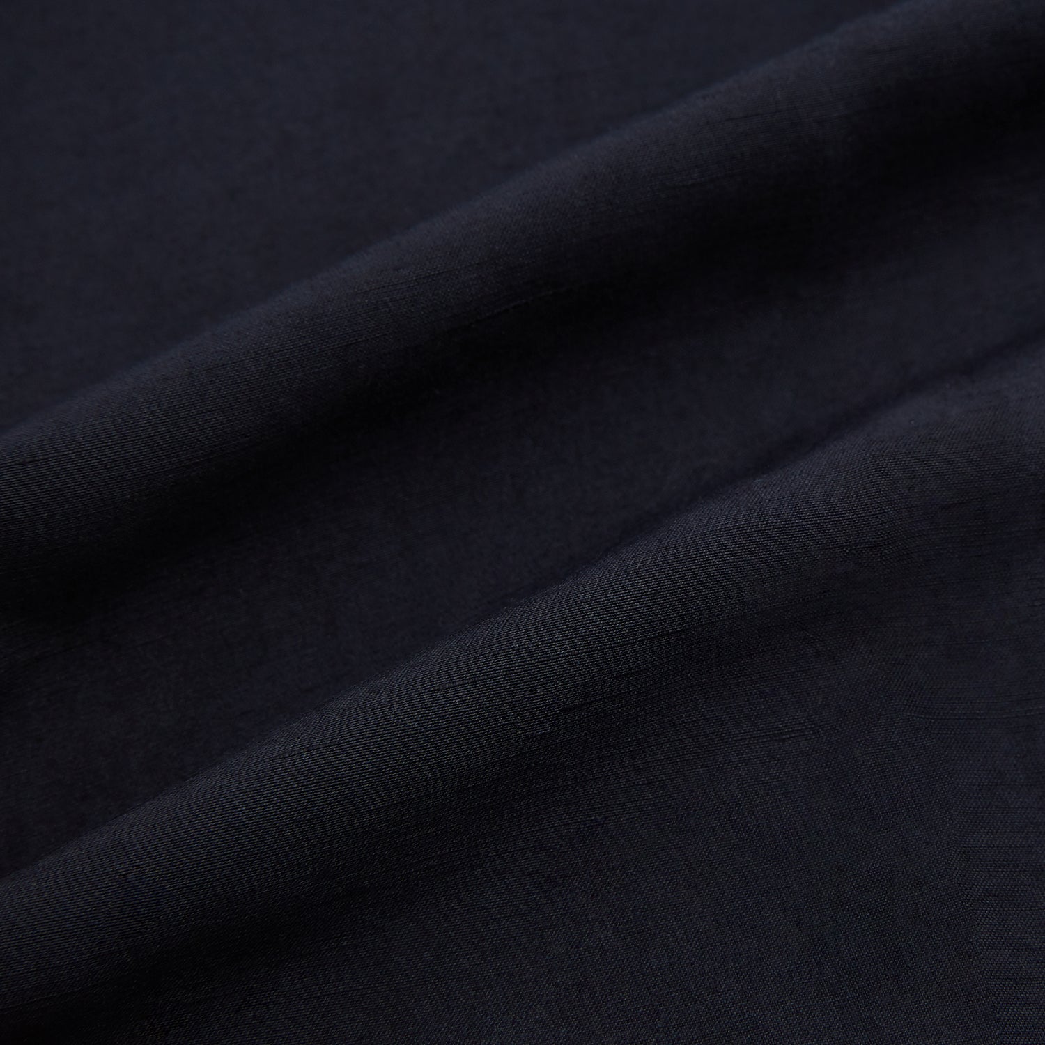 View 15 of product Turnbull & Asser Navy Linen Henry Trousers feature a button closure and pressed front creases, ideal as formal navy trousers, and are shown against a plain white background.