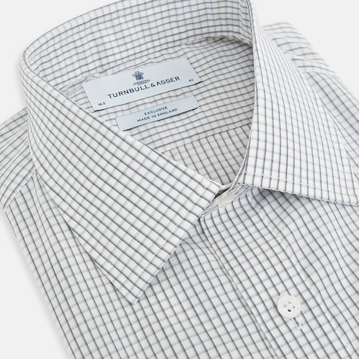 Midnight Blue Multi Check Mayfair Shirt Image 1