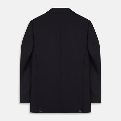 Midnight Navy Wool Barrington Blazer Image 3