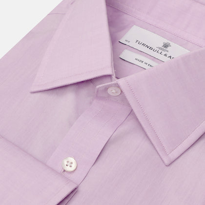 LILAC COTTON REGULAR FIT SHIRT Image 1