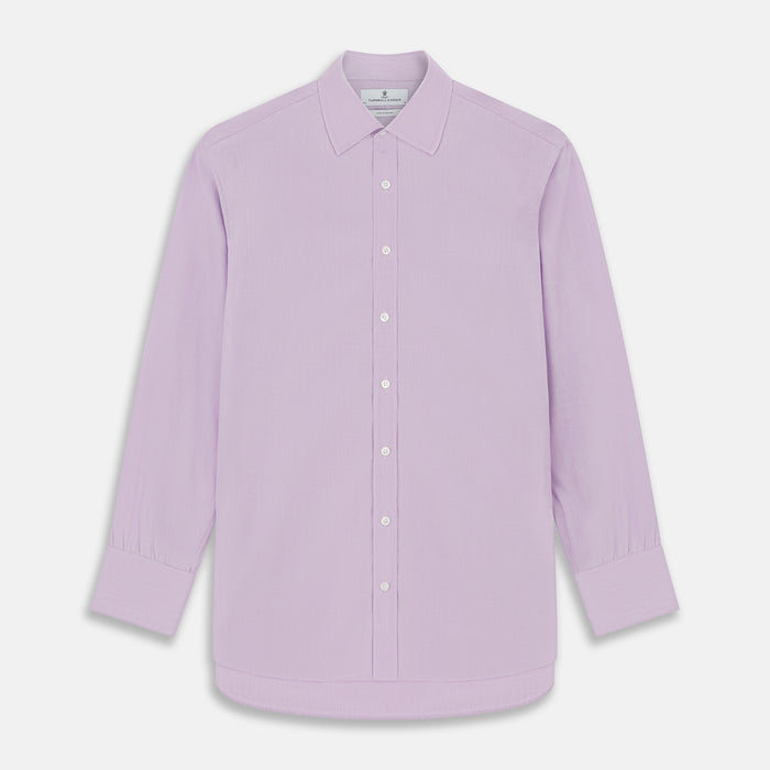 LILAC COTTON REGULAR FIT SHIRT Image 4