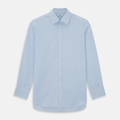 PALE BLUE MULTI-CHECK REGULAR FIT SHIRT