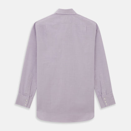 LILAC MULTI-CHECK COTTON REGULAR FIT SHIRT Image 3