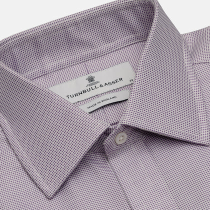 LILAC MULTI-CHECK COTTON REGULAR FIT SHIRT Image 1