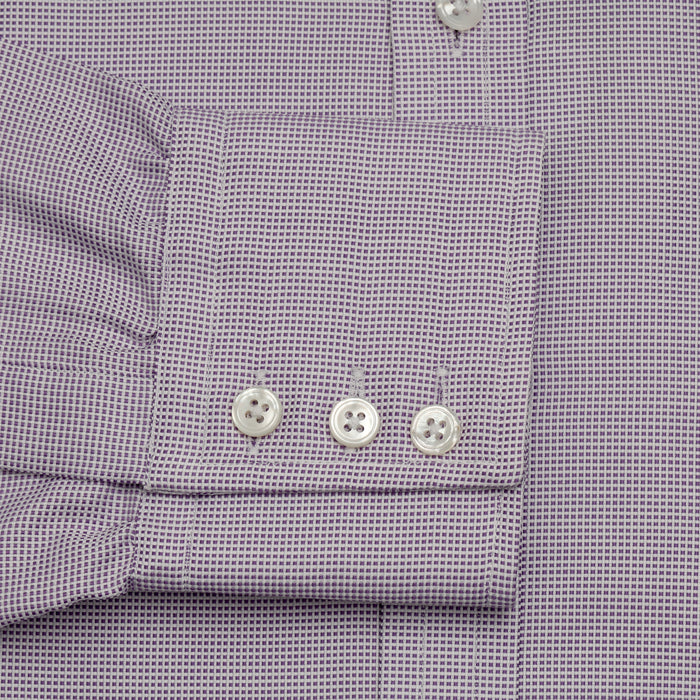 LILAC MULTI-CHECK COTTON REGULAR FIT SHIRT Image 2