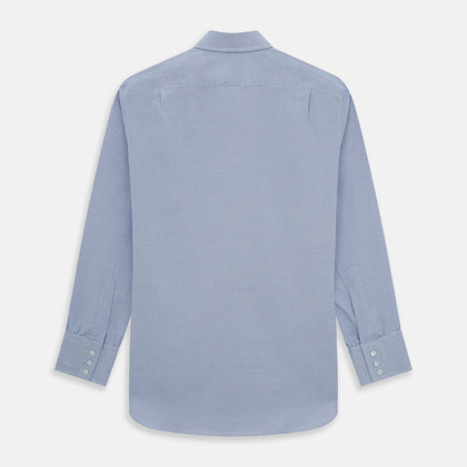 NAVY MULTI-CHECK COTTON REGULAR FIT SHIRT Image 1