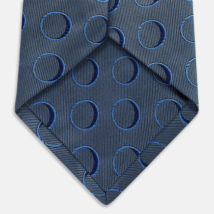 Die Another Day Circle Silk Tie As Seen On James Bond Image 4