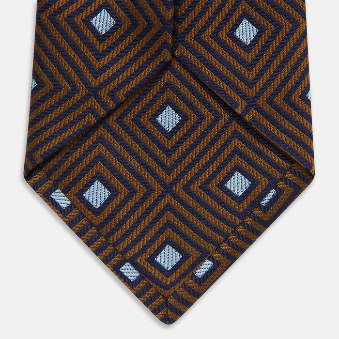 Tomorrow Never Dies Square Silk Tie As Seen on James Bond Image 4