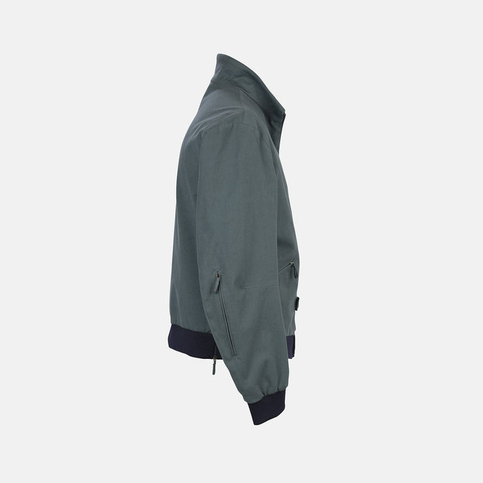 Fairway Ash Grey Driving Jacket in Cotton Image 4