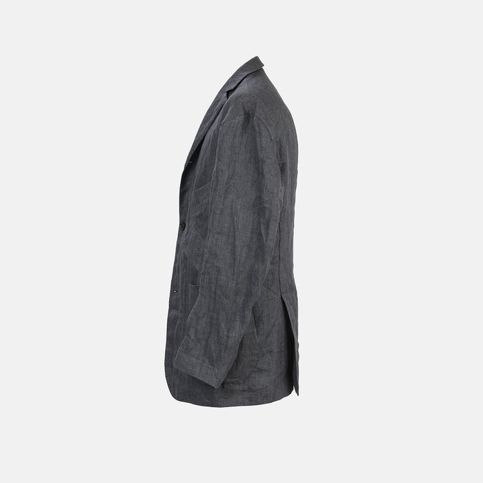 RIVIERA OVERSIZED LINEN BLAZER ASH Image 2