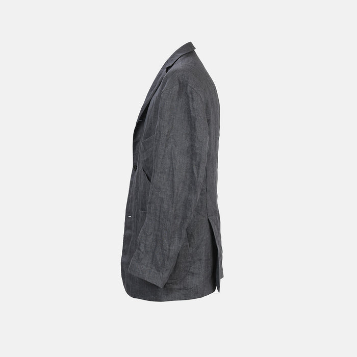 RIVIERA OVERSIZED LINEN BLAZER ASH Image 3