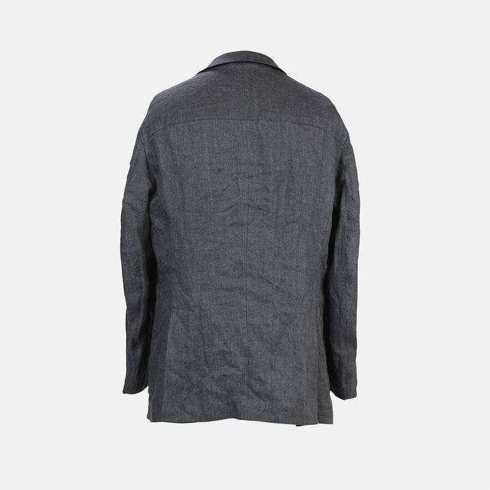 RIVIERA OVERSIZED LINEN BLAZER ASH Image 1