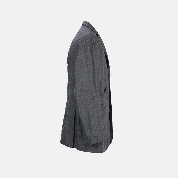 RIVIERA OVERSIZED LINEN BLAZER ASH Image 5