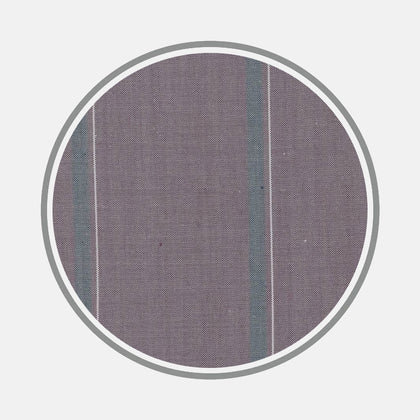 Navy and Faded Burgundy Stripe Fabric