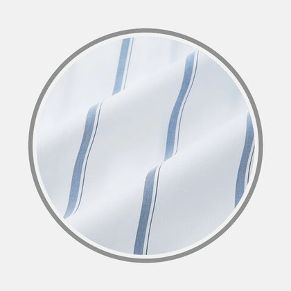 Steel Grey Track Stripe Fabric