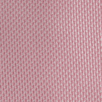 Pink Houndstooth Silk Tie Image 2