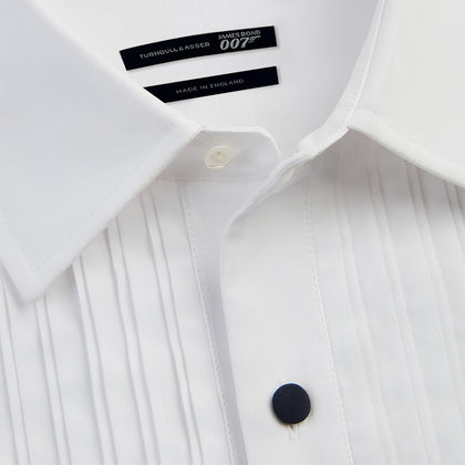 Casino Royale White Dress Shirt in Cotton Image 7