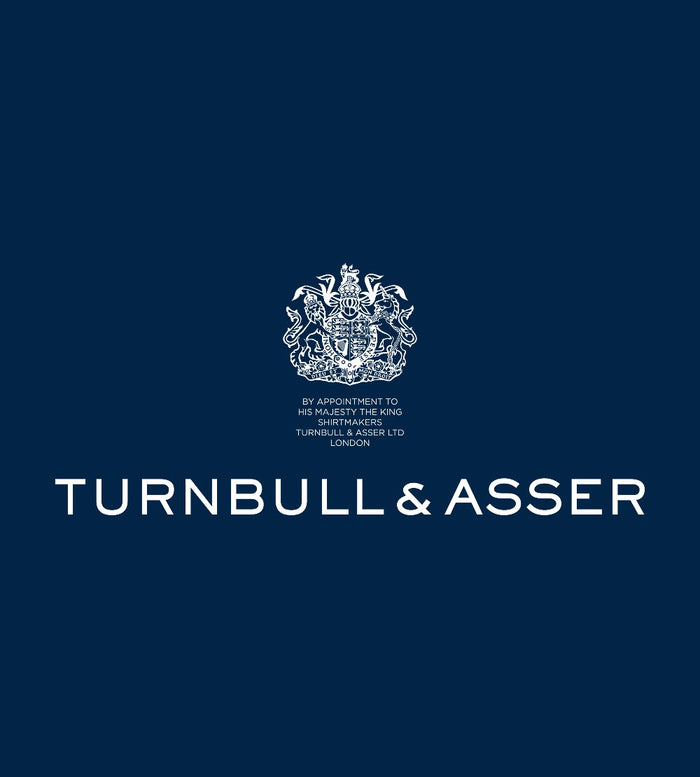 By Appointment To His Majesty The King - Shirtmakers. Turnbull & Asser LTD. London. Turnbull & Asser Logo