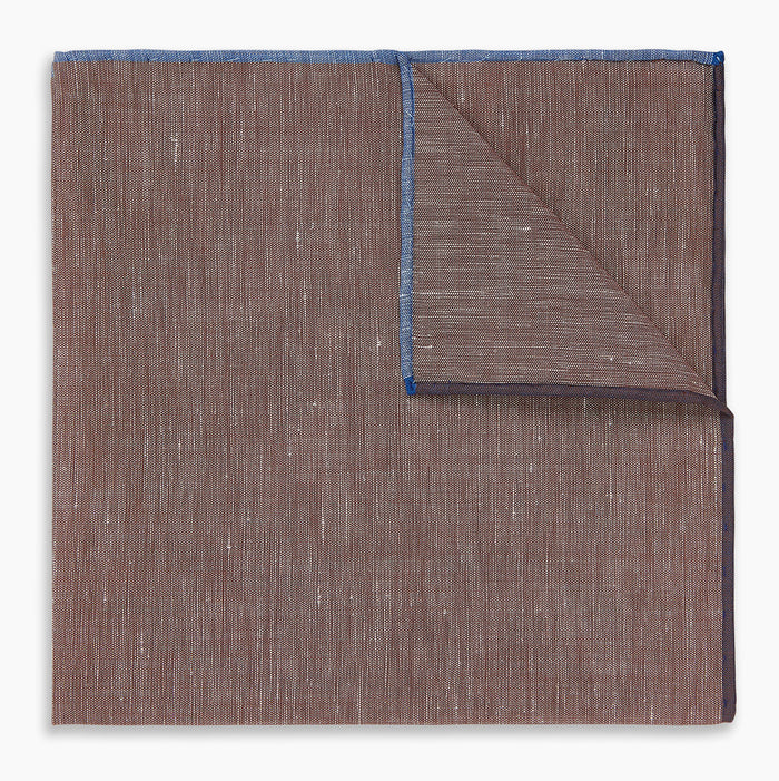 Burgundy Cotton-Blend Handkerchief Image 4