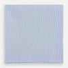 View 1 of product The Turnbull & Asser Hand Rolled Blue Graph Check Handkerchief features a white background with small blue checks—a refined, formal accessory for any occasion.