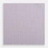 View 3 of product The Turnbull & Asser Hand Rolled Purple Graph Check Handkerchief features a purple checkered grid pattern on white cotton, neatly folded and displayed on a plain surface—a refined accessory for any formal occasion.