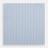 View 3 of product The Turnbull & Asser Hand Rolled Blue Multi Stripe Handkerchief features evenly spaced thin navy stripes—a stylish formal accessory for any occasion.