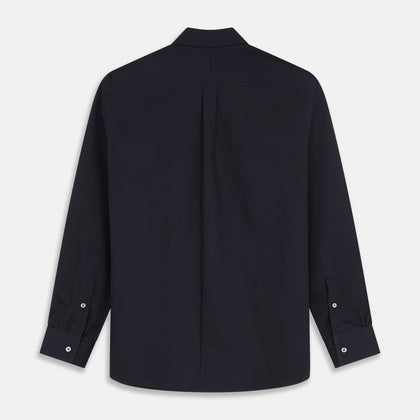 Navy Weekend Fit Hayne Shirt With Dorset Collar And 1-Button Cuffs Image 3