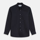 The Turnbull & Asser Navy Weekend Fit Hayne Shirt features a Dorset collar and 1-button cuffs, offering an elevated casual look as part of our Weekend Fit shirts collection.