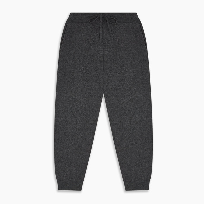 Grey Cashmere Knitted Lounge Pyjama Trousers Image 3