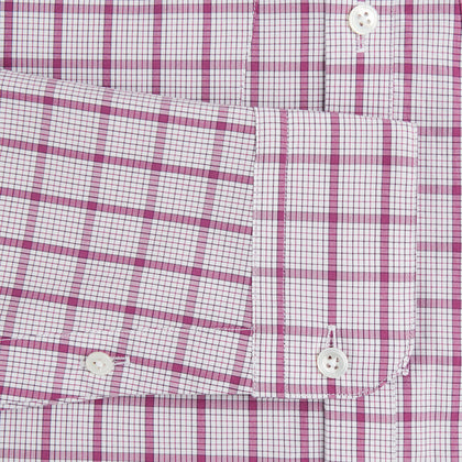 Purple Graph Overlay Check Piccadilly Shirt Image 2