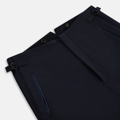 Casino Royale Midnight Blue Tuxedo Trousers in Wool Image 1