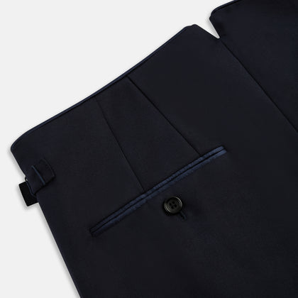 Casino Royale Midnight Blue Tuxedo Trousers in Wool Image 6