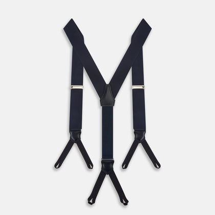 Casino Royale Midnight Blue Braces in Silk Image 3