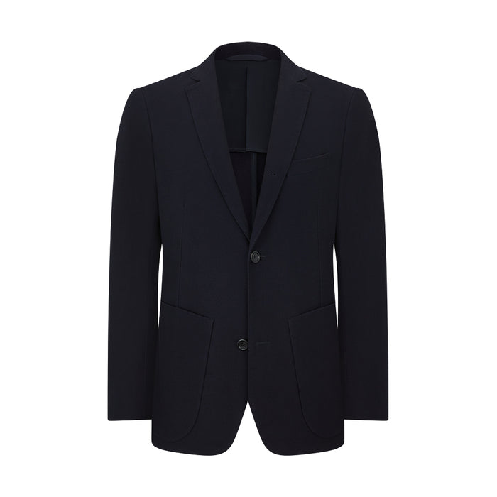 Navy Knitted London Blazer Image 5