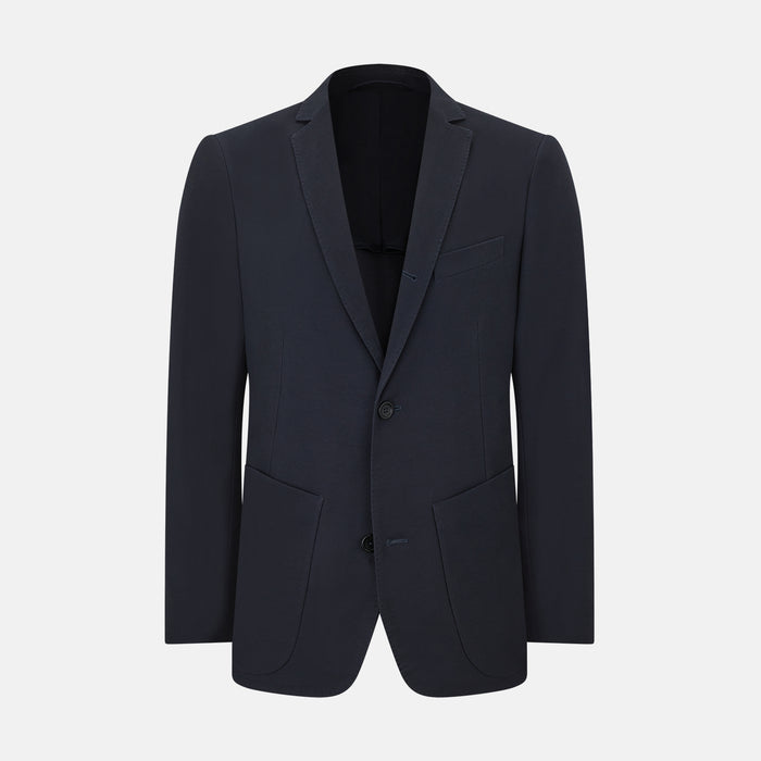 Charcoal Knitted London Blazer