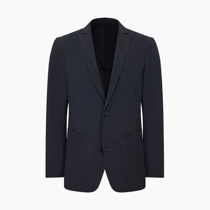 Charcoal Knitted London Blazer Image 5