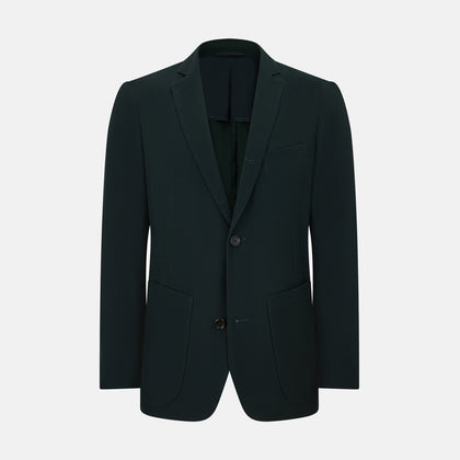 Forest Green Knitted London Blazer