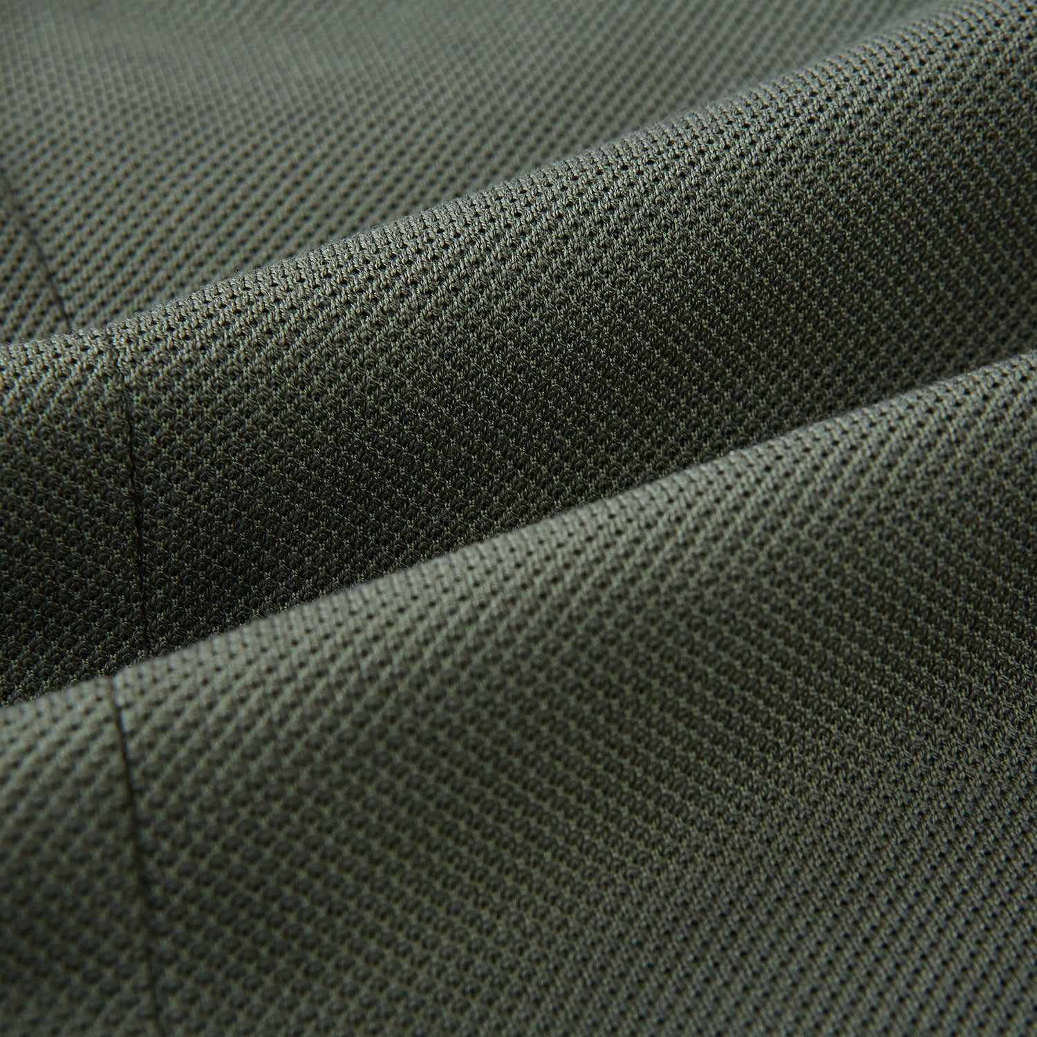 View 5 of product The Turnbull & Asser UK Sage Silk & Cotton Bath Blazer is a single-breasted Italian-tailored piece in olive green, featuring notch lapels, two front patch pockets, a chest pocket, and two buttons, shown on a plain white background.
