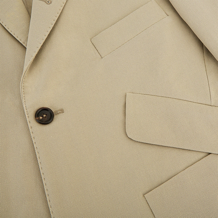 Riviera Oversized Cotton Blazer Sand Image 7