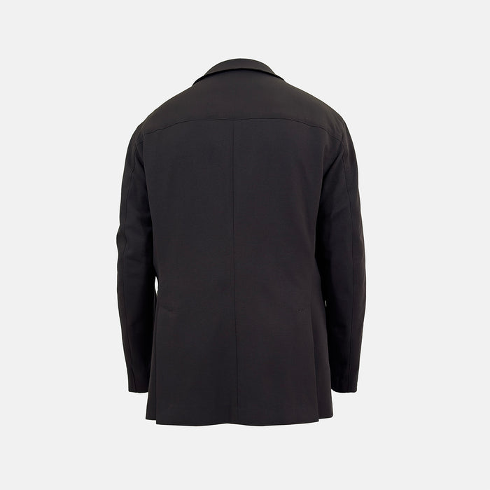 Riviera Oversized Cotton Blazer Dark Chocolate Image 3