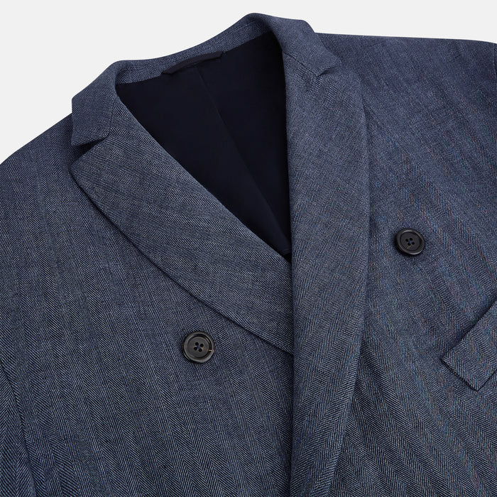 HENLEY DB SHIRT BLAZER DENIM Image 1