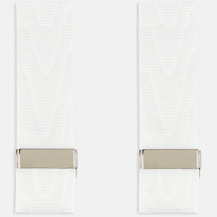 White Adjustable Formal Braces as seen on James Bond Image 3
