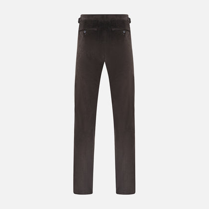 Brown Corduroy Henry Trousers Image 2