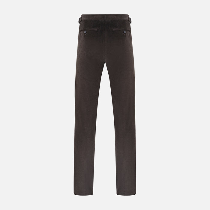 Brown Corduroy Henry Trousers Image 2