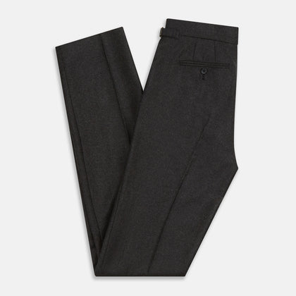 Charcoal Henry Trousers Image 3