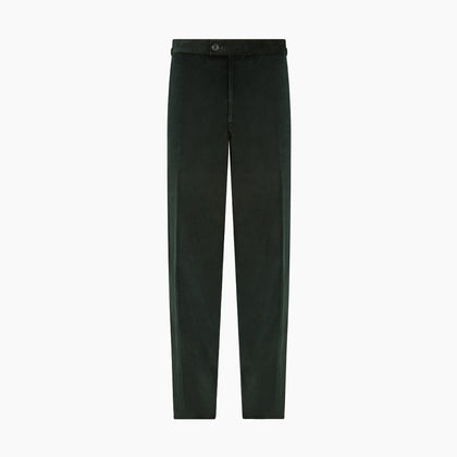 Dark Green Corduroy Henry Trousers