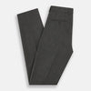 View 5 of product The Turnbull & Asser Charcoal Rupert Trousers, crafted from wool and cashmere with belt loops, button closure, and a slim tailored fit, are shown against a plain white background.