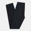 View 5 of product The Charcoal William Trousers by Turnbull & Asser UK feature a straight-leg cut, belt loops, and a flat front in classic dark navy blue, styled like traditional charcoal dress pants and shown on a plain white background.