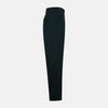 View 4 of product The Forest Green William Trousers by Turnbull & Asser UK are straight-leg, pleated trousers with belt loops and side pockets, displayed on a plain white background.