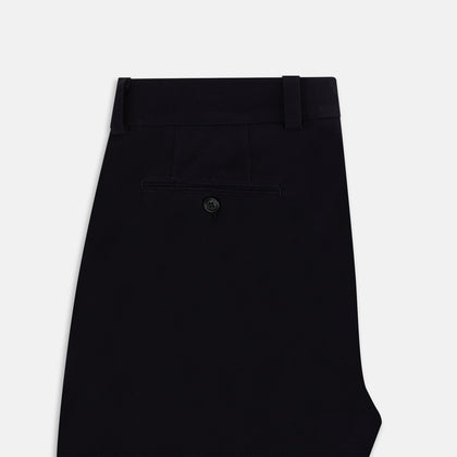 Navy Knitted London Trousers Image 4